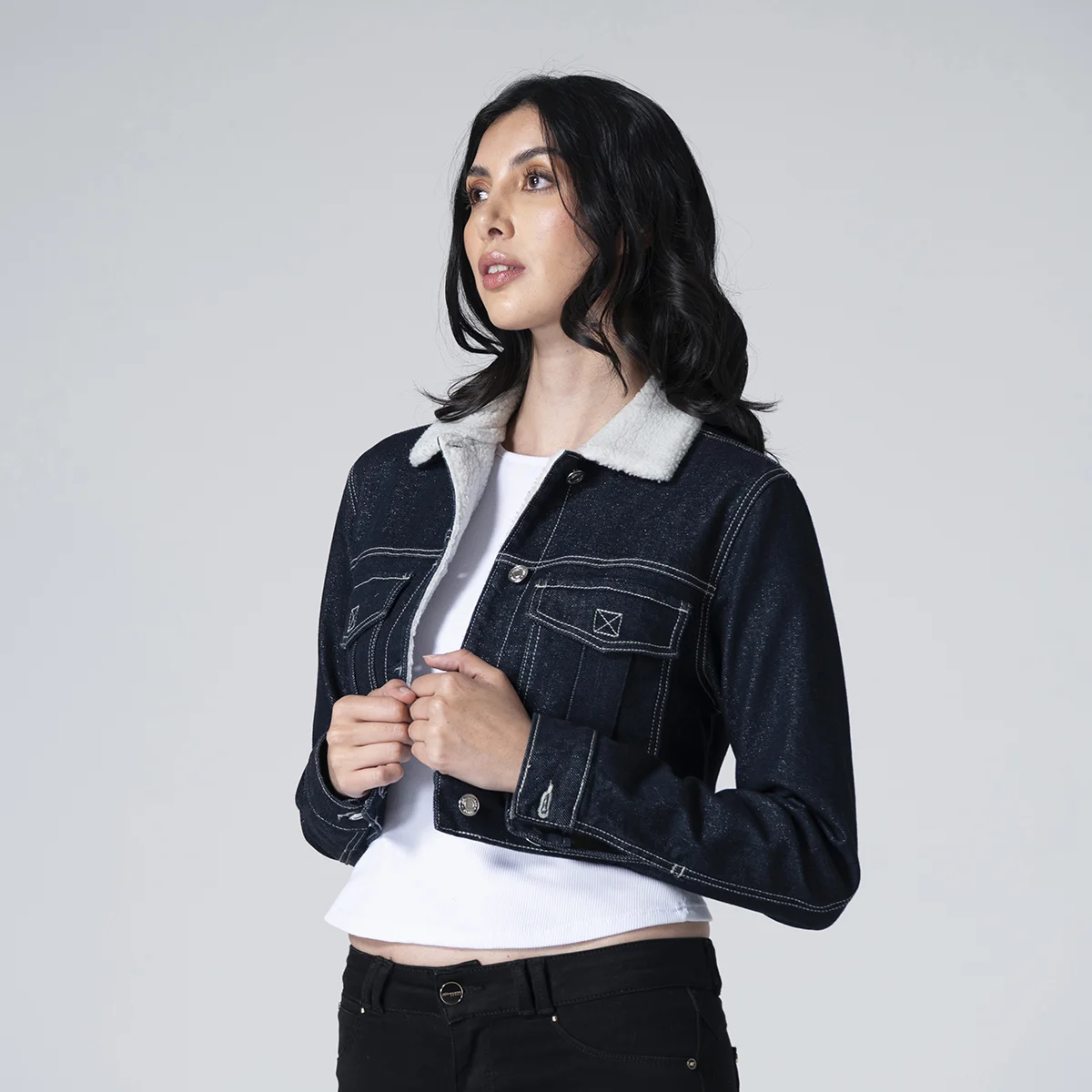 Chaqueta Denim Slim Trouper