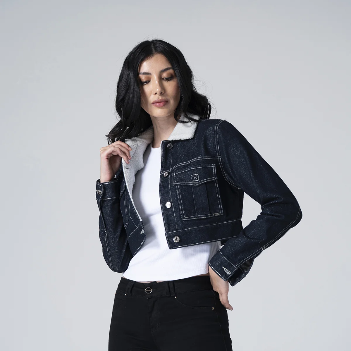 Chaqueta Denim Slim Trouper - Vista 3