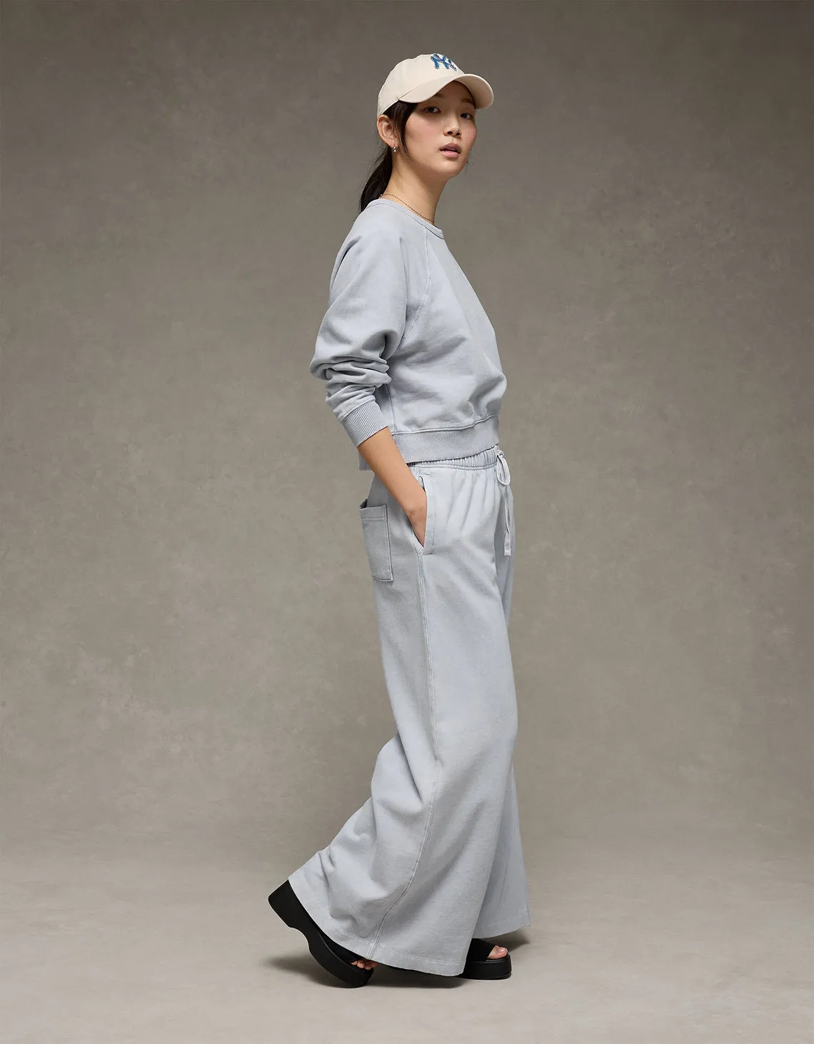 Pantalón Chándal Wide Leg Ae - Vista 4